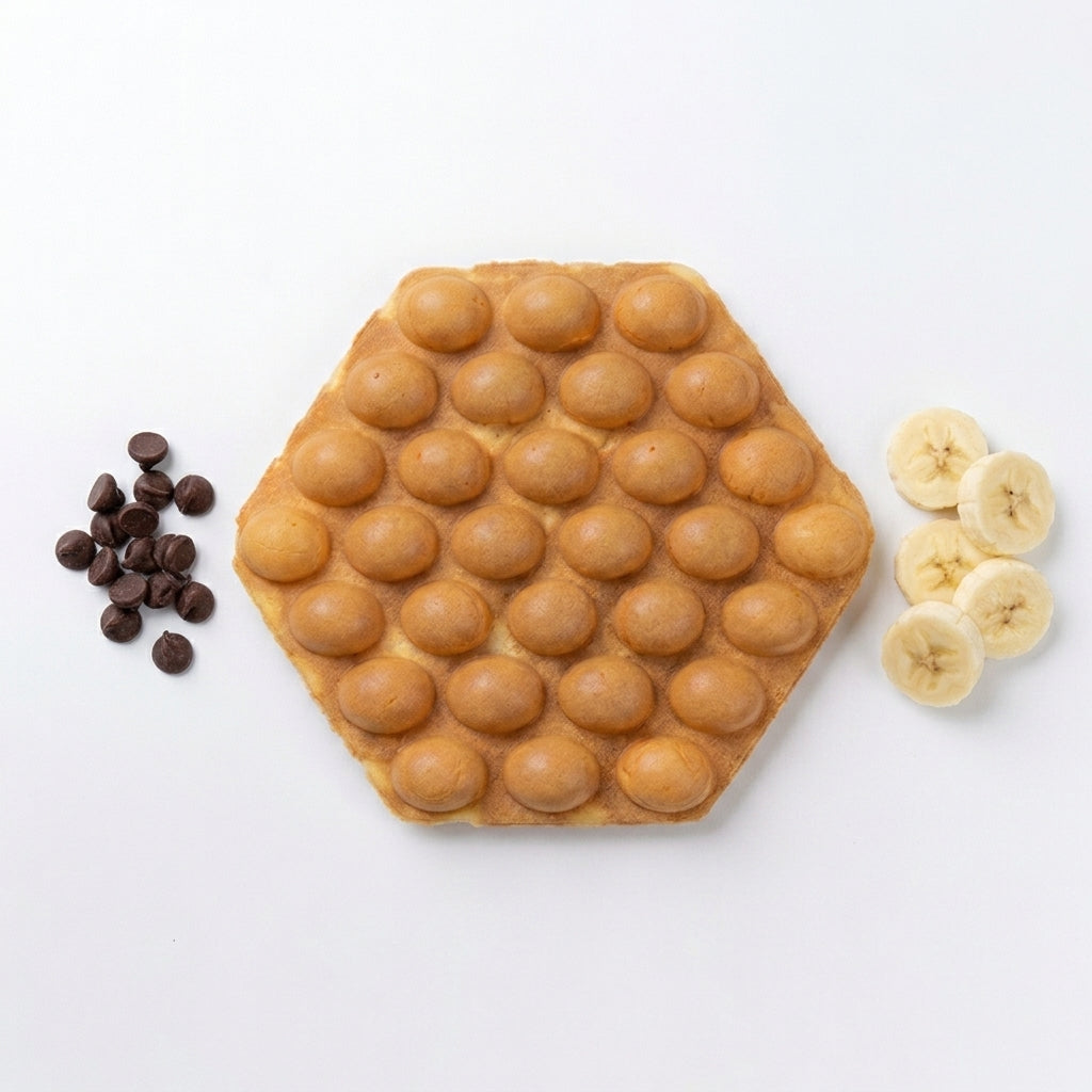 「冷凍商品」 バナナチョコチップバブルワッフル